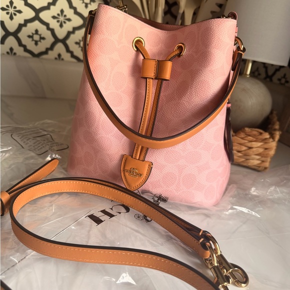 Coach Handbags - Coach Pink Rowan